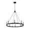 Z-Lite Barclay 8 Light Chandelier, Matte Black 482R-8MB - alternate 6